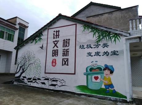 沅江市墙绘是现在流行的墙体广告