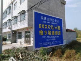 沅江市墙体广告质量分析
