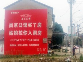 沅江市墙体广告在乡镇、农村市场的媒体优势