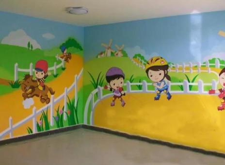 沅江市幼儿园墙体彩绘制作流程及注意事项