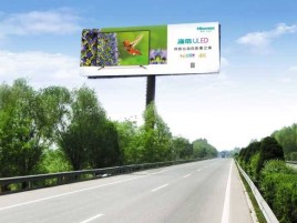 沅江市高速擎天柱广告牌的特点和优势