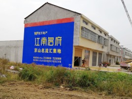 沅江市农村墙体广告在不同形式上面展现的不同特色