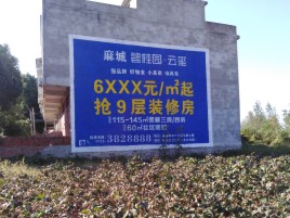 沅江市墙体广告的好处