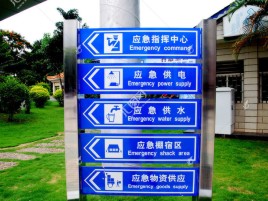 沅江市标识导向系统设计需要掌握的四大元素