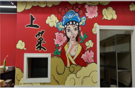 沅江市墙体彩绘的发展和应用